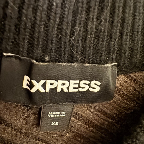 Express - Cable Knit Sweater Top - Picture 3 of 4